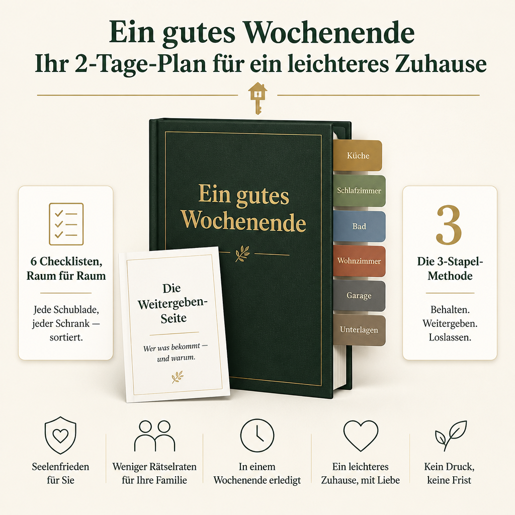 Ein gutes Wochenende - Ihr 2-Tage-Plan für ein leichteres Zuhause
